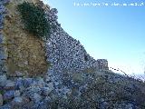 Castillo de la Pea. Muralla Oeste. Segundo lienzo