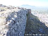 Castillo de la Pea. Muralla Oeste. Segundo lienzo