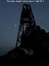 Pozo San Luis. Con la Luna