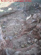 Casas Cueva de la Calle Pastores. Escalones