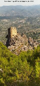 Torre�n de La Quebrada. Conexi�n visual con el Castillo de la Iruela