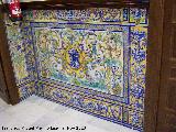 Casa de los Morales. Azulejos de Triana del interior