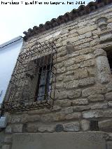Casa de la Calle Afn de Rivera n 4. Restos arqueolgicos empotrados en la fachada