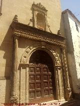 Convento de San Andrs. Portada