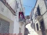 Calle Zumbajarros. Desde el mismo punto de mira que la foto antigua