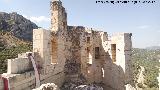 Castillo-Palacio de Zuheros. Palacio por la parte interna