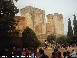 Alhambra. Plaza de los Aljibes. 