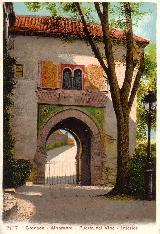 Alhambra. Puerta del Vino. Foto antigua