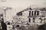 Alhambra. Alcazaba. Foto de Clifford 1854. Antes de la reconstruccin