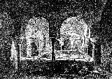 Alhambra. Baos Reales. Baos rabes. Dibujo de F. J. Parcerisa 1850