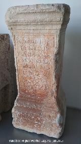 Alhambra. Torre del Homenaje. Epigrafa romana en mrmol siglo II. Museo Arqueolgico de Granada