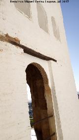 Generalife. Palacio del Generalife. Lateral de la Torre Mirador