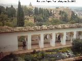 Generalife. Galera Oeste del Patio de la Acequia. 