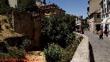 Carrera del Darro. A su paso por la Puerta de los Tableros o Puente del Cad