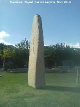 Parque de las Ciencias. Reproduccin de un menhir