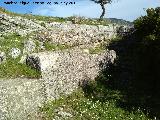 Poblado Ibero-Romano de Hiponova. Muralla