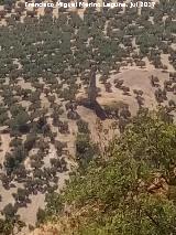 Castillo de las Peas de Castro. Comunicacin visual con la Torre Quebrada