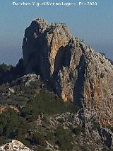 Desde la cumbre sur de las Peñas de Castro Castillo de las Peñas de Castro. Desde la cumbre sur de las Peñas de Castro