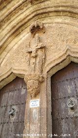 Iglesia de la Trinidad. Detalle de la portada principal