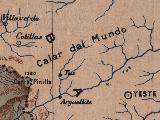 Valle del Ro Tus. Mapa 1901