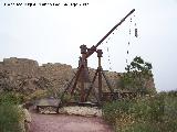 Castillo de Lorca. Batera de Artillera. Al fondo la batera