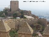 Castillo de Lorca. Batera de Artillera. Vista desde la Torre del Espoln