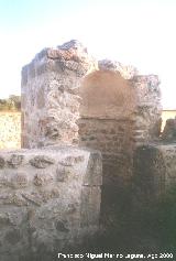 Rbita Califal de las Dunas de Guardamar. Mihrab del cuarto de oraciones de la rbita