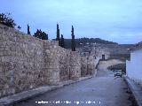 Alczar. Como enlazan las murallas con el Torren del Cementerio