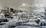 Castillo de Atienza. Foto antigua. Vista desde la Judera