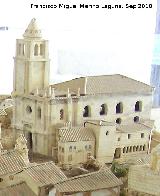 La Mota. Iglesia Mayor Abacial. Maqueta