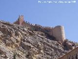 Murallas de Albarracn. Terminacin de la muralla en la Calle Azagra