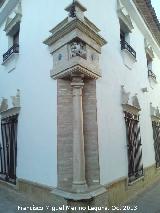 Casa de los Sirvientes de Mieres. Columna trasera