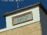 Convento de Capuchinos. Placa del centenario