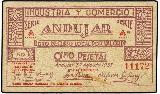 Historia de Andjar. Billete de Andjar