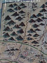 Historia de Andjar. Mapa de Bernardo Jurado. Casa de Postas - Villanueva de la Reina
