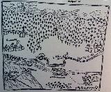 Historia de Andjar. Dibujo de Ximena Jurado siglo XVII