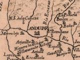 Historia de Andjar. Mapa 1788