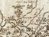 Santuario de la Virgen de la Cabeza. Mapa 1588