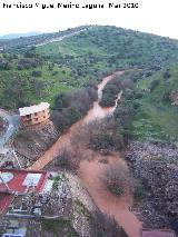 Pantano del Guadaln. Ro Guadaln a la salida de la presa