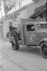 Parque de Bomberos de Jan. Foto antigua