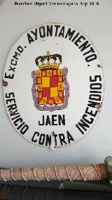 Parque de Bomberos de Jan. Escudo