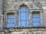 Catedral de Baeza. Fachada Principal. Vidrieras