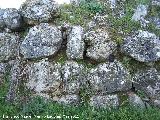 Oppidum de Torrevieja. Muralla ciclpea oeste