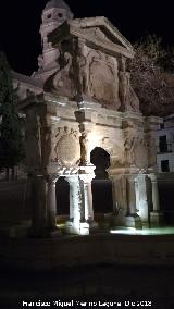 Fuente de Santa Mara. De noche