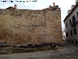 Muralla del Torrico. Terminacin de las murallas en la Plaza Requena