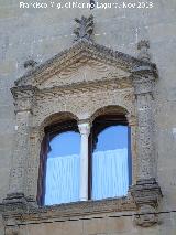 Palacio de los Salcedo. Ventana central