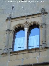 Palacio de los Salcedo. Ventana con parteluz