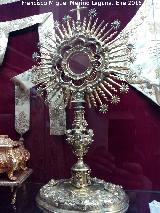 Capilla de San Juan Evangelista. Custodia de plata 1695-1710. Museo de la Catedral