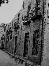 Palacio de los Viedma y Coello de Portugal. Foto antigua. Derribo