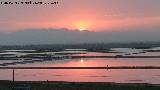 Ocaso. Salinas de Santa Pola